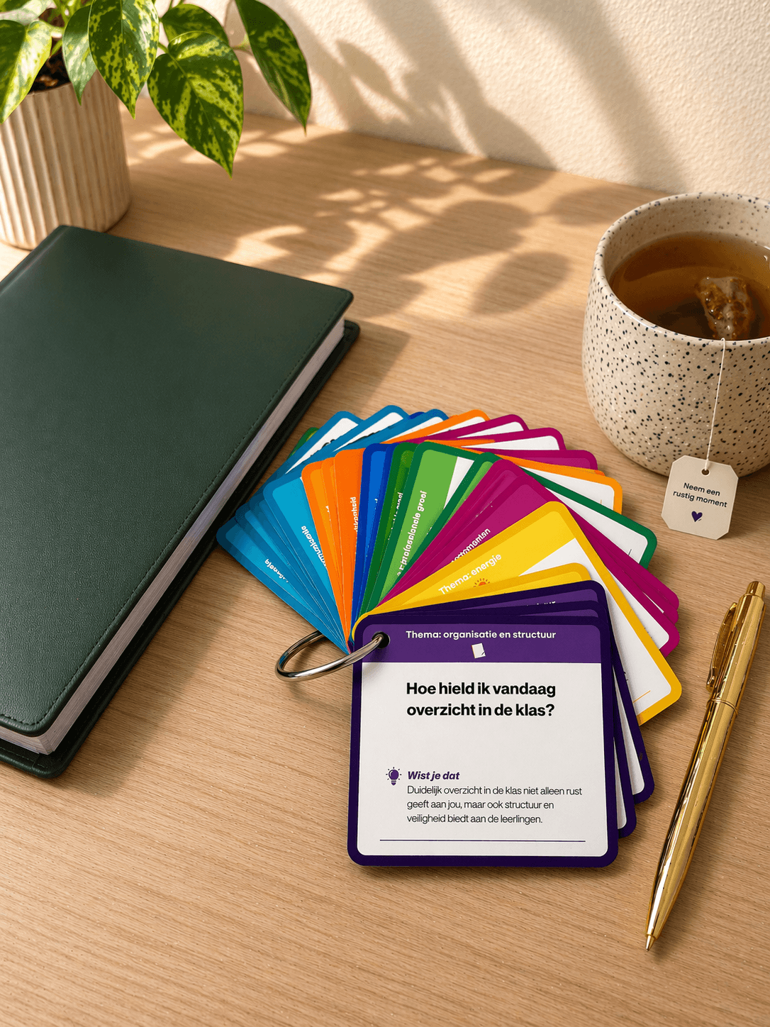 Reflectiewaaier paars